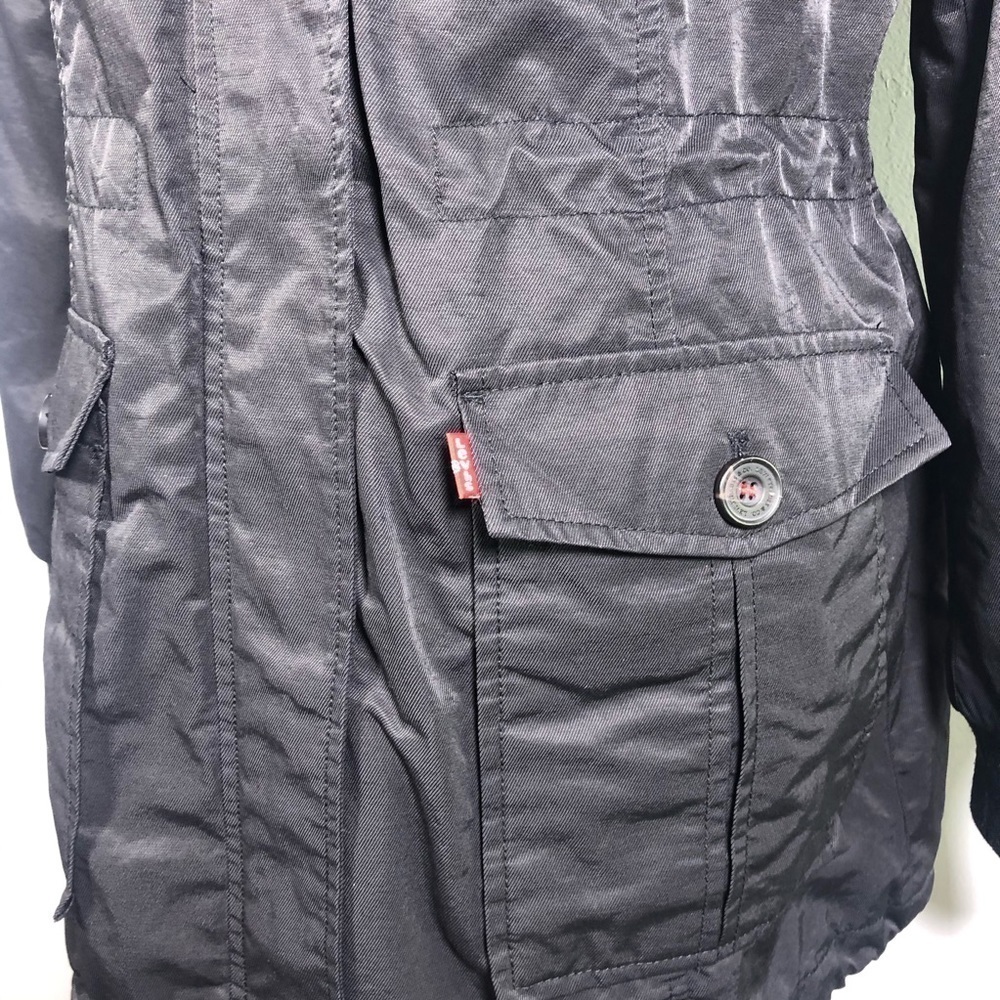 LEVI’S Faux Fur Trim Sherpa Lined Parka Coat - Picture 11 of 15
